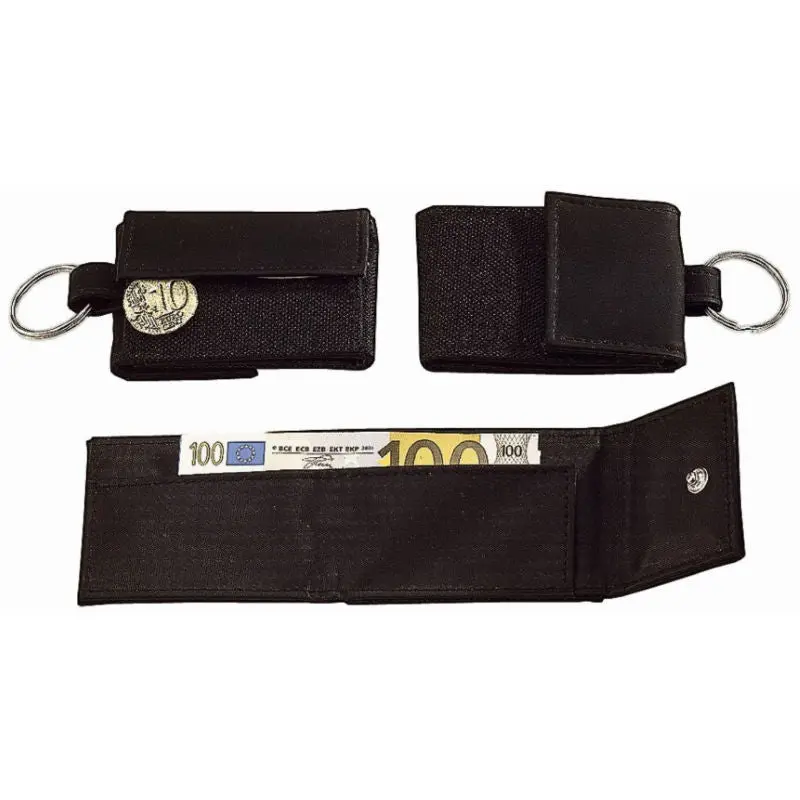 BlackMaxx Mini Geldbörse MoneyOrganizer – in Schwarz