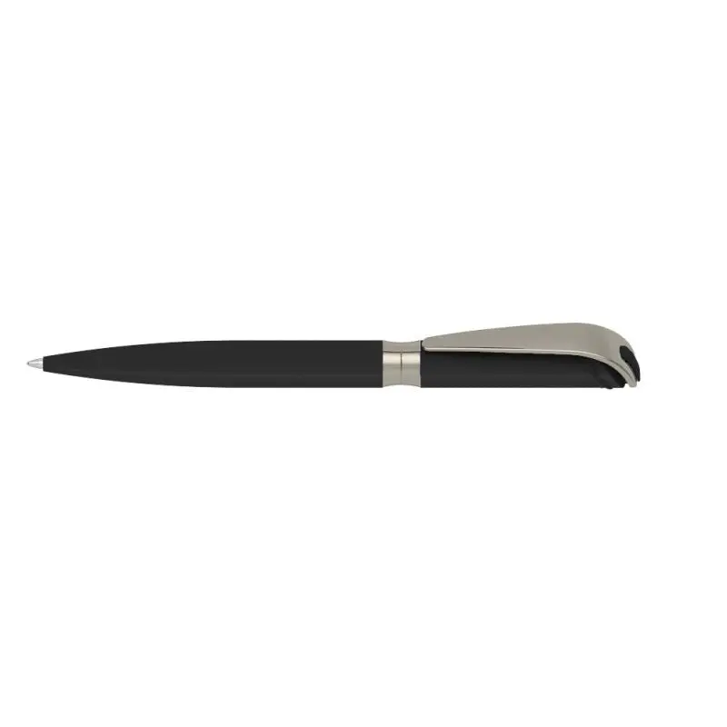 Drehkugelschreiber I-roq Softtouch Mb - Samtig Schwarz, Eleganter Tastbarer Stift