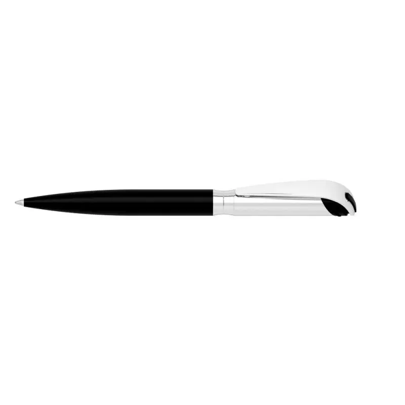 Drehkugelschreiber I-roq Mc Metal - Glänzend Schwarz, Eleganter Metallstift