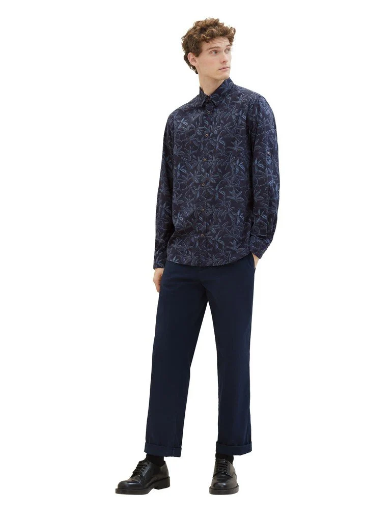 Tom Tailor Hemd Dunkelblau