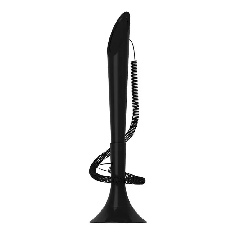 Deskpen Matt Cord Stehkugelschreiber mit Kordel - Elegant Mattschwarz