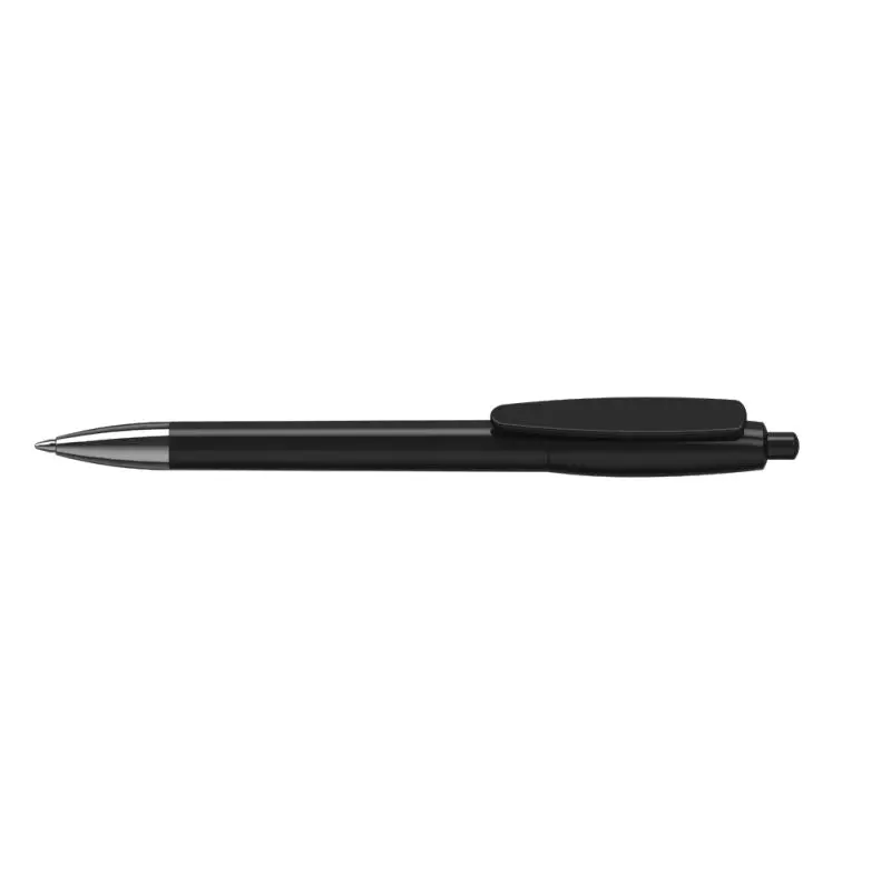 Klix Mn High Gloss Druckkugelschreiber - Premium Schwarz, Eleganz Pur