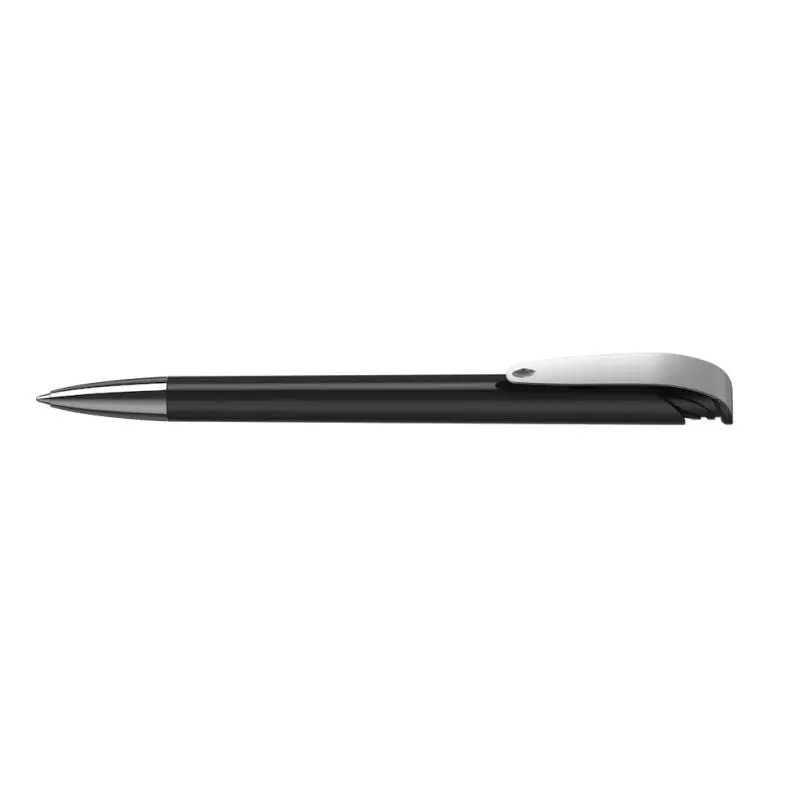 Druckkugelschreiber Jona High Gloss MMn - Tiefschwarz, Eleganter Luxusstift