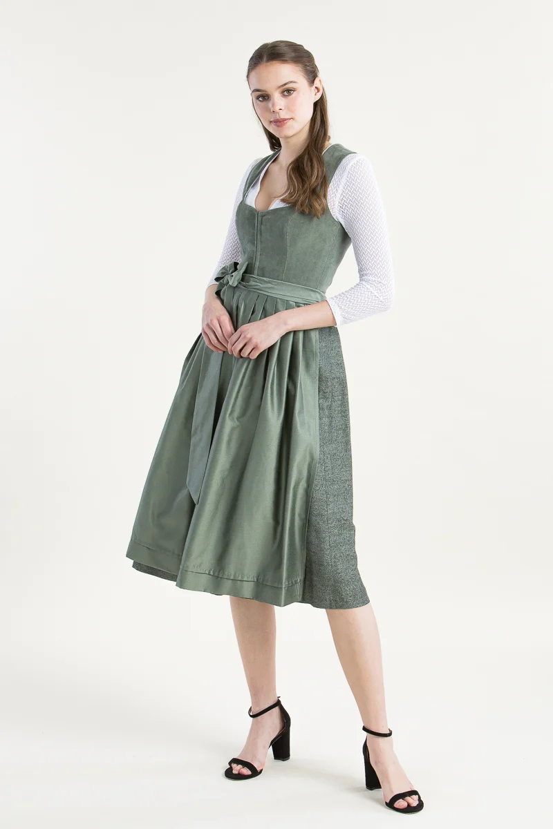 Heimatglück Dirndl Anneliese salbei