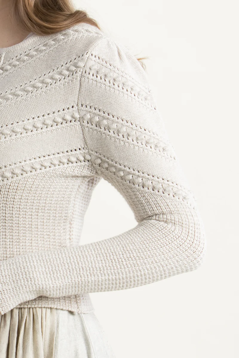 Gottseidank Strickjanker Ophelia champagner