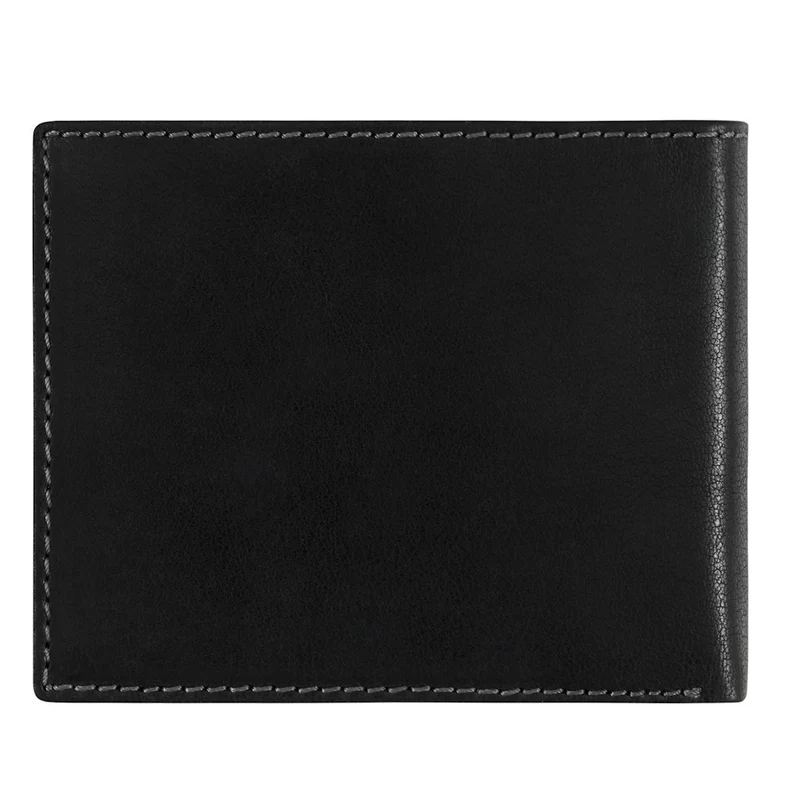 Leder Geldbörse Field Schwarz