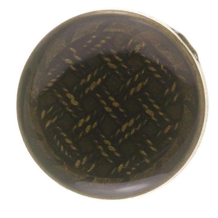 Metallknopf Schwarz mit Emaille-Lack Öse MK-62