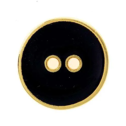 Metallknopf Schwarz – 2-Loch MK-367G-SCHW