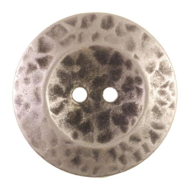 Metallknopf rustikal Altsilber-Silber – Trachtenknopf MK-158