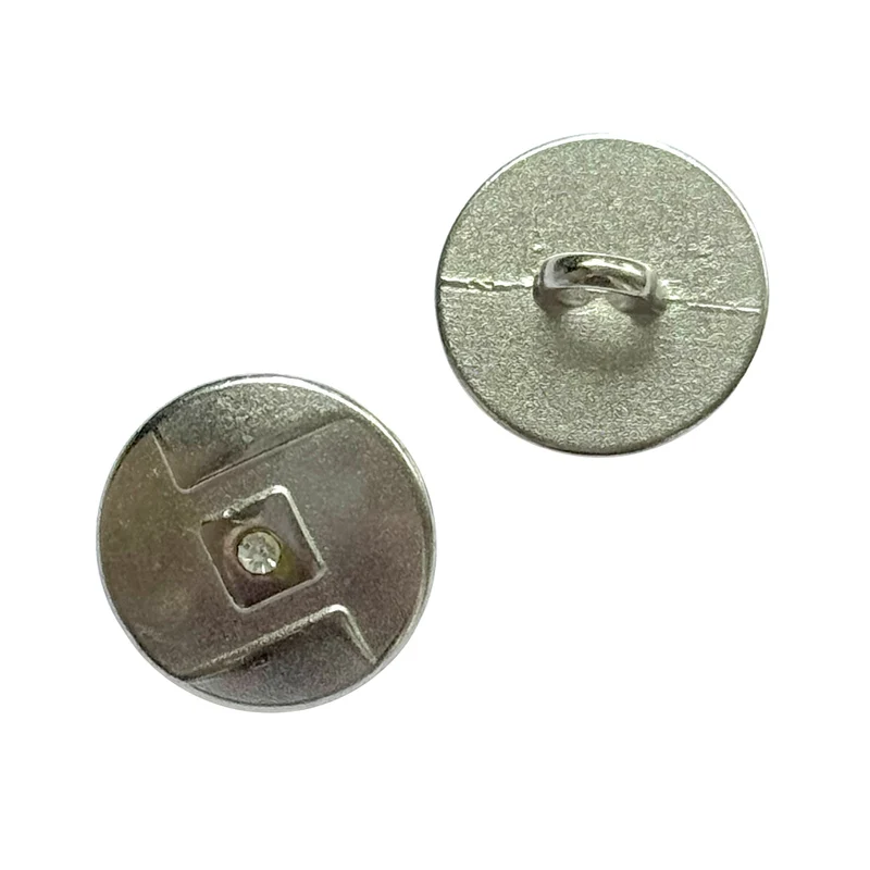 Metallknopf Silber – Zierknopf MK-395S