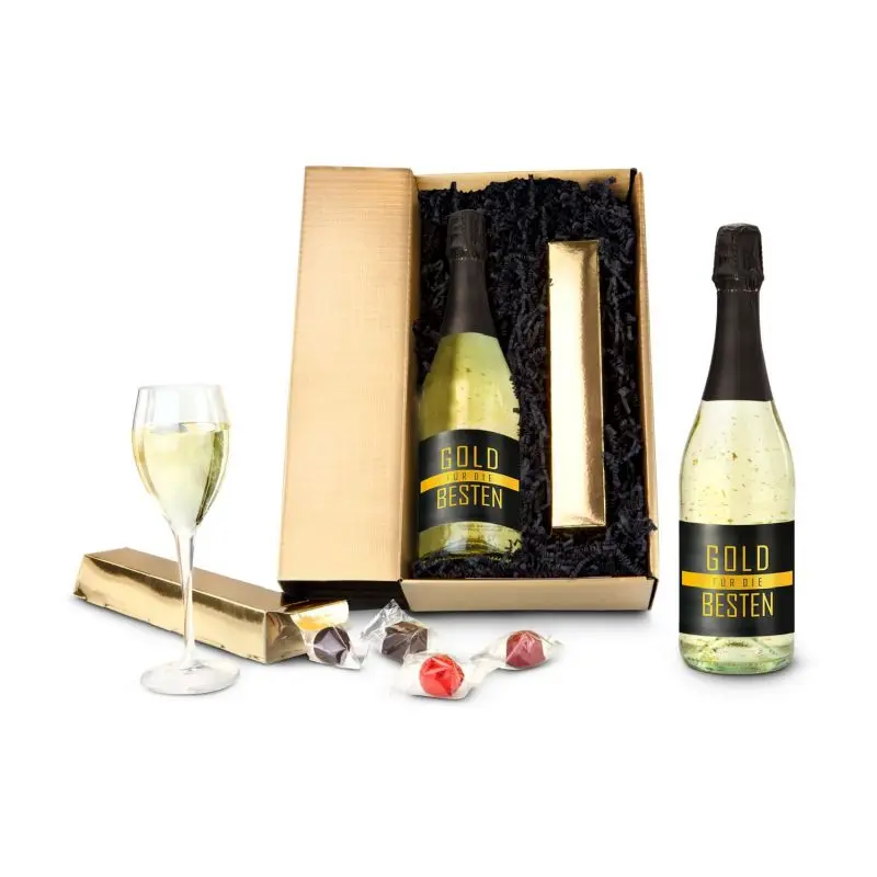 Luxus-Geschenkset: Goldenes Paket für besondere Anlässe – Premium-Auswahl