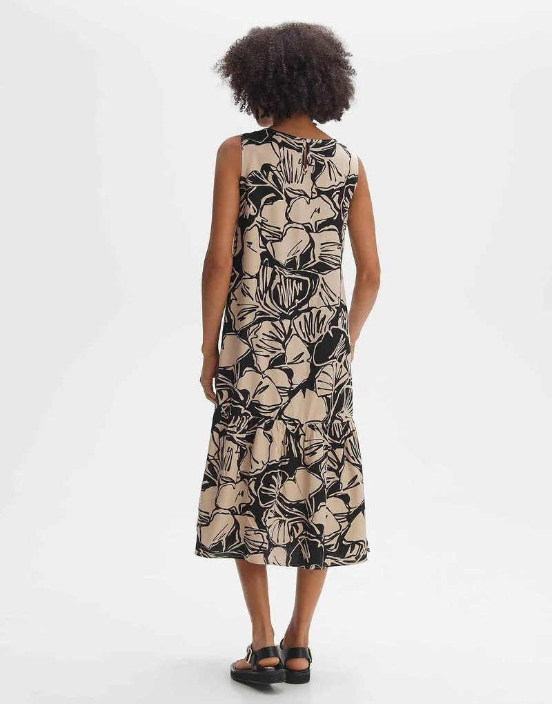 Opus Damen Midikleid Bunt