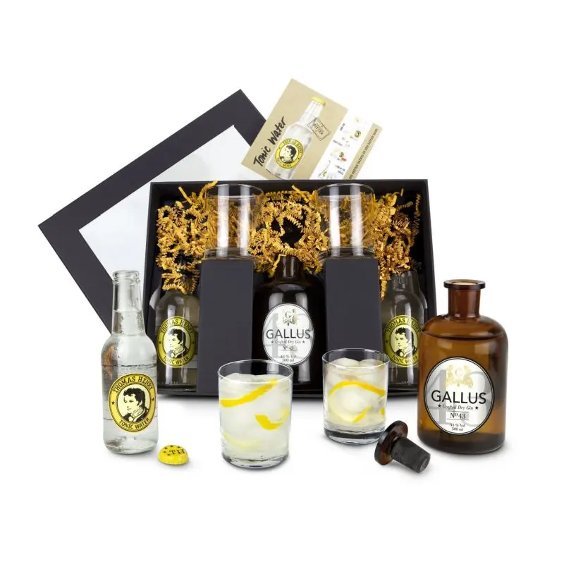 Exklusives Gin Tonic Set 'Gallus 43' – Premium-Geschenkbox für Kenner