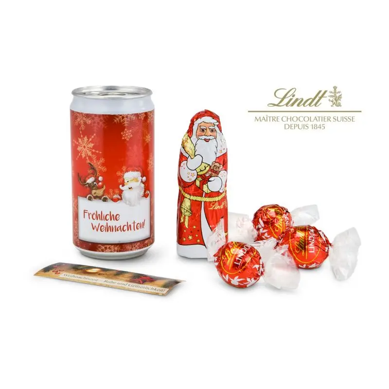 Lindt-Geheimnis Santa Geschenkset - Exquisite Schokoladenfreuden für Weihnachten