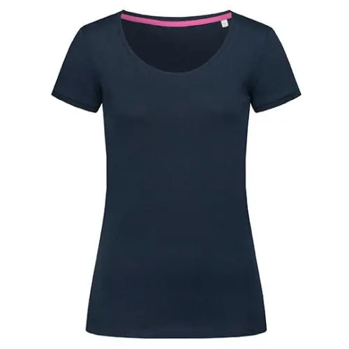 Megan Rundhals Damen-Shirt: Stilvoll, Bequem & Vielseitig Modische Freizeit- & Alltagskleidung