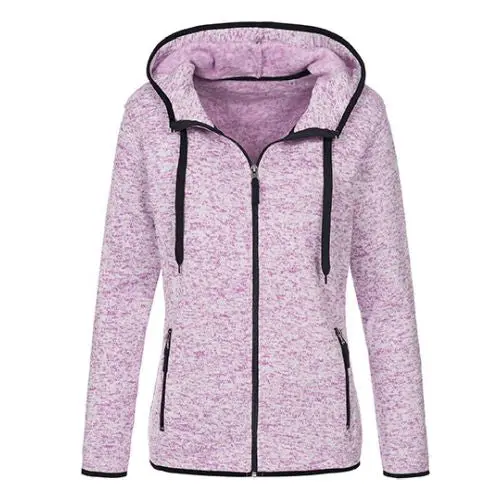 Damen Strickfleecejacke – Elegant, Wärmend & Komfortabel