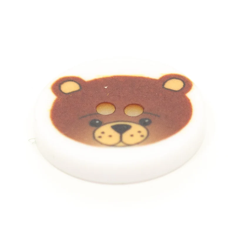 Kinderknopf Bär 15 mm – Kunststoffknopf KK-8-BAER