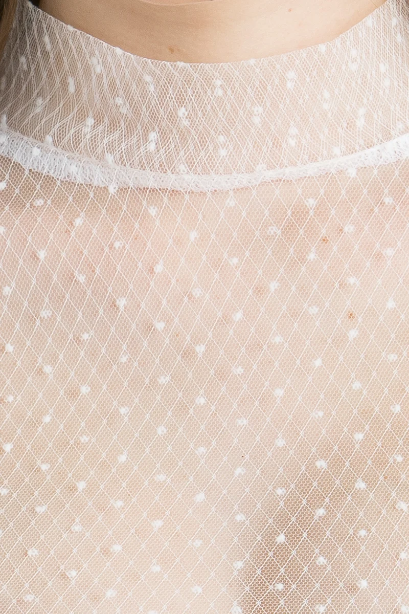Alissa by Kinga Mathe Dirndlbluse Liliana weiß