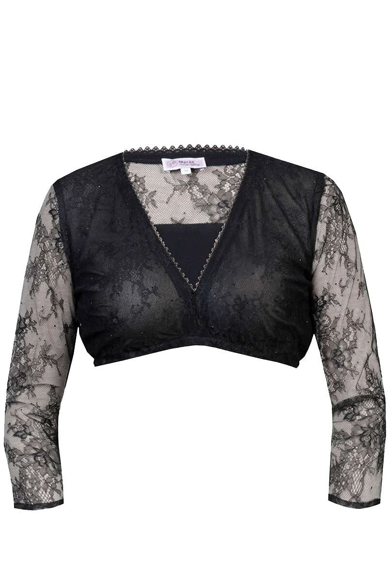 Spitzen-Dirndl-Bluse 3/4-Arm