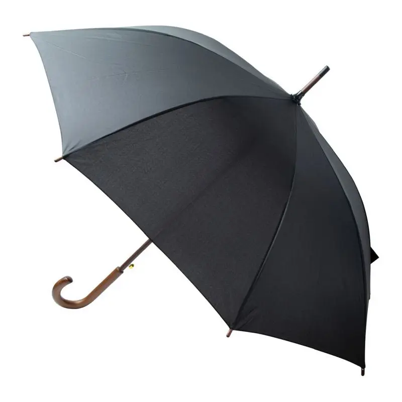 Limoges RPET Regenschirm - Schwarz, Nachhaltig und Stilvoller Wetterschutz