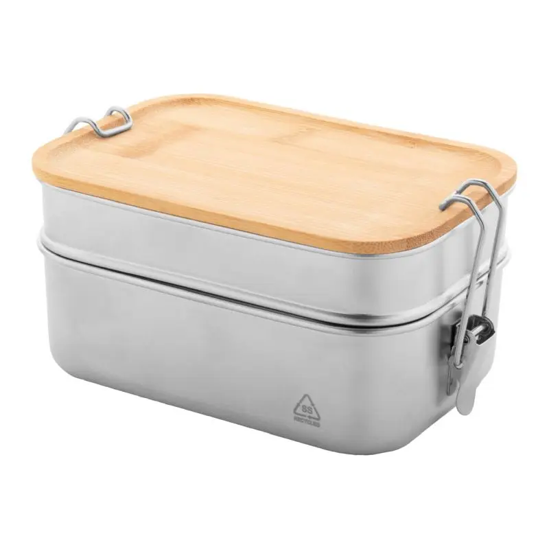 Kotetsu Lunchbox Silber, Metall-Mahlzeitenbehälter – Elegant & Praktisch