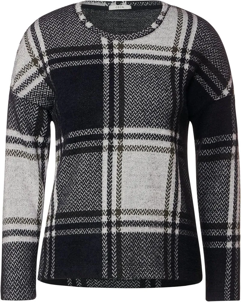 Cecil Langarmshirt Grau