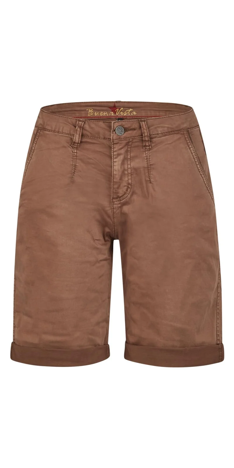 Buena Vista Gina-Short stretch twill braun