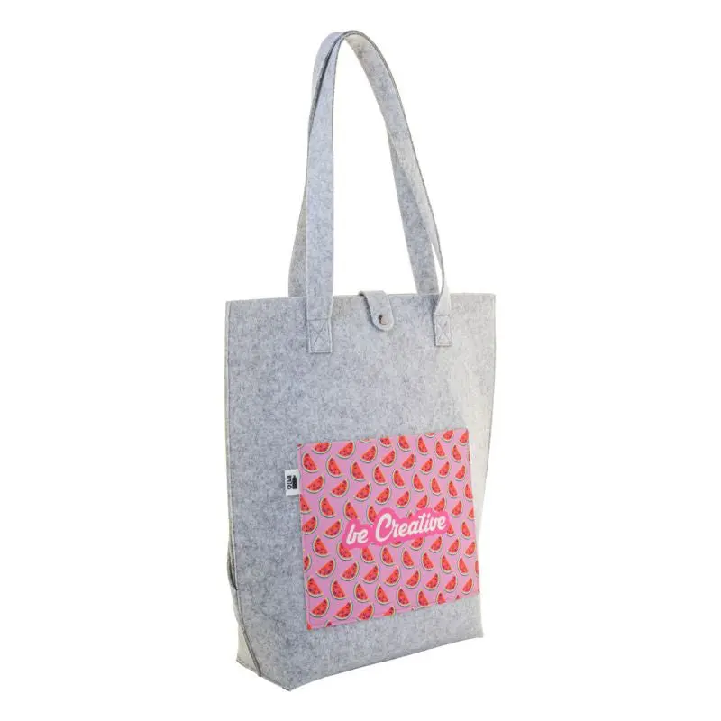 CreaFelt Toteback Custom RPET Schultertasche - Elegantes Grau