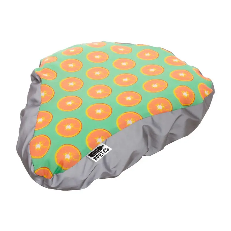 CreaRide Reflect Custom RPET Bike Seat Cover - Bright White