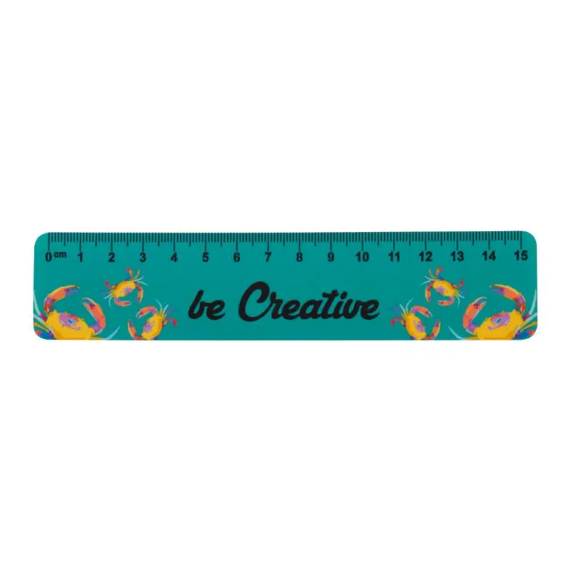 Drawy 15 Personalisiertes Lineal, 15 cm - Reinweiß