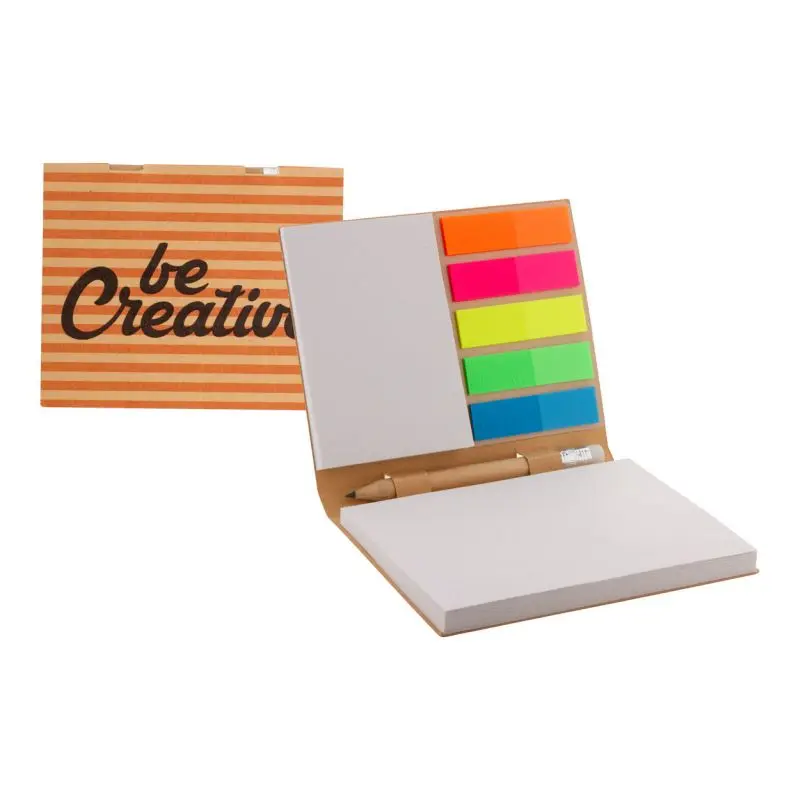 CreaStick Combo Plus Eco Custom Sticky Notes - Earthy Natural