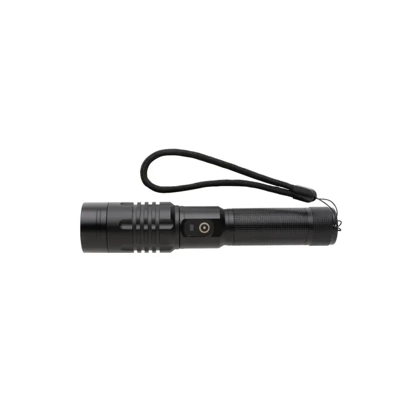 Gear X wiederaufladbare USB-Taschenlampe - Schwarz, leistungsstark und vielseitig