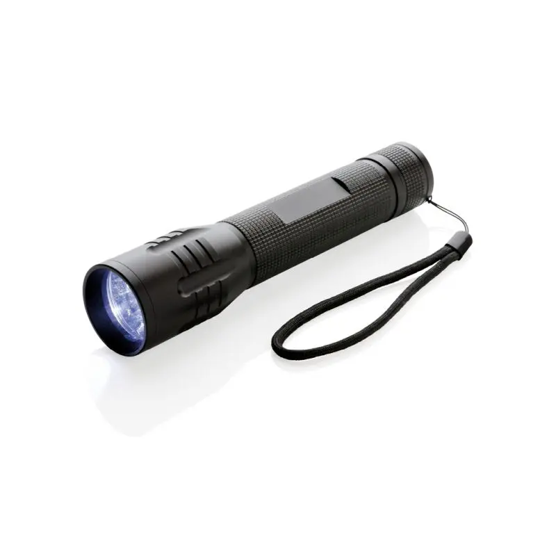 Große LED-Taschenlampe 3W Cree - Schwarz - Stark, Robust und Vielseitig für Outdoor-Abenteuer