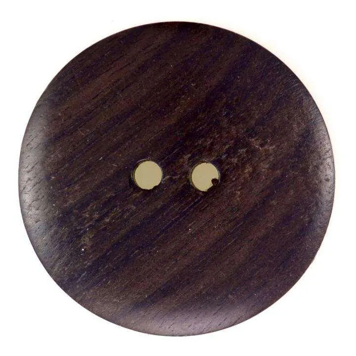 Holzknopf Braun 2-Loch – HK-176-C