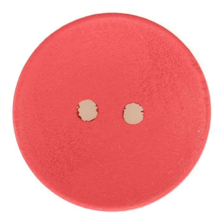 Holzknopf Rot 2-Loch – HK-193-ROT