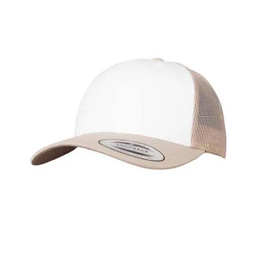 Retro-Trucker-Kappe mit farbiger Vorderseite - Vintage-inspirierte Kopfbedeckung für lässige Looks