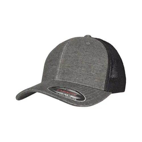 Stilvolle Retro Trucker Melange Cap, lässig und vielseitig