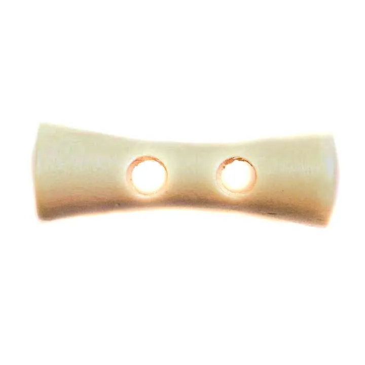 Knebelknopf Birke Beige – Holzknopf K-27