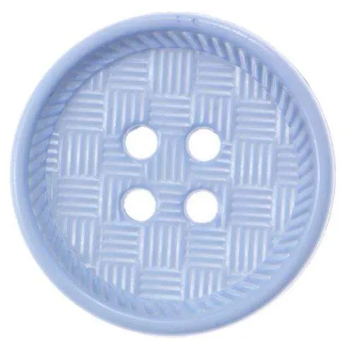Knopf gemustert Blau – Kunststoffknopf KBL-55
