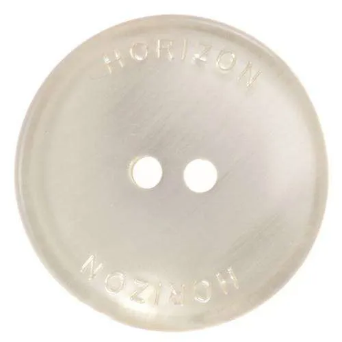 Knopf HORIZON Creme/Natur – Kunststoffknopf KBG-55