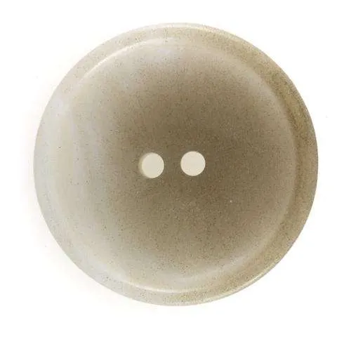 Knopf Meliert Creme/Natur – Kunststoffknopf KN-86