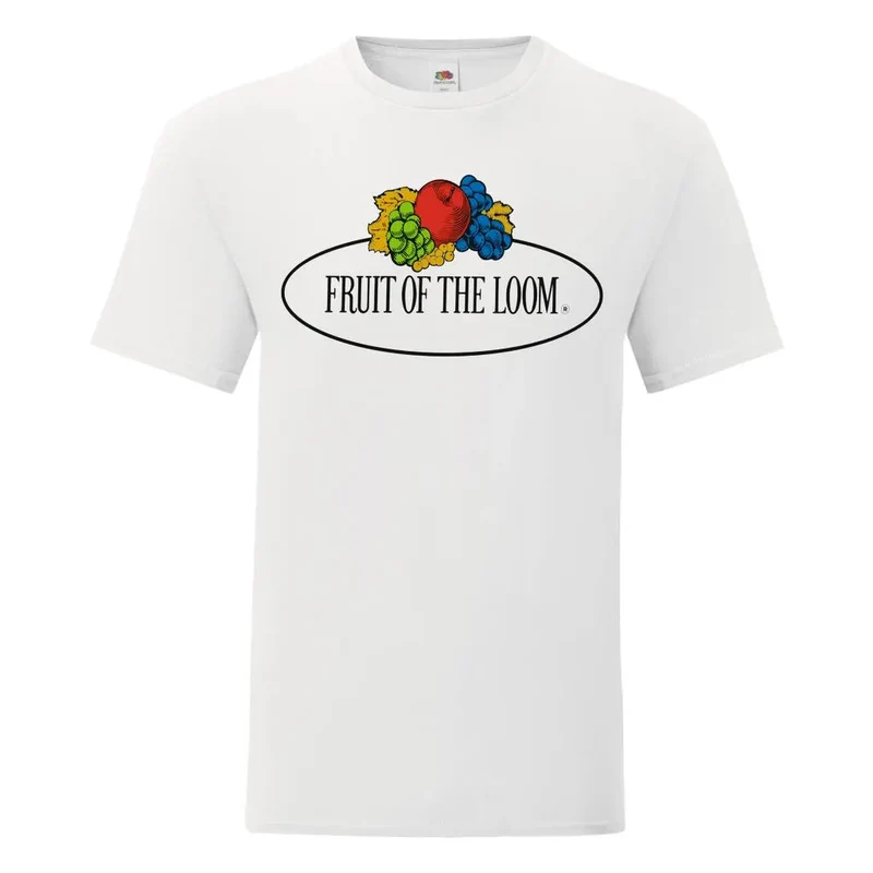 Vintage T-Shirt mit Großem Logo-Print