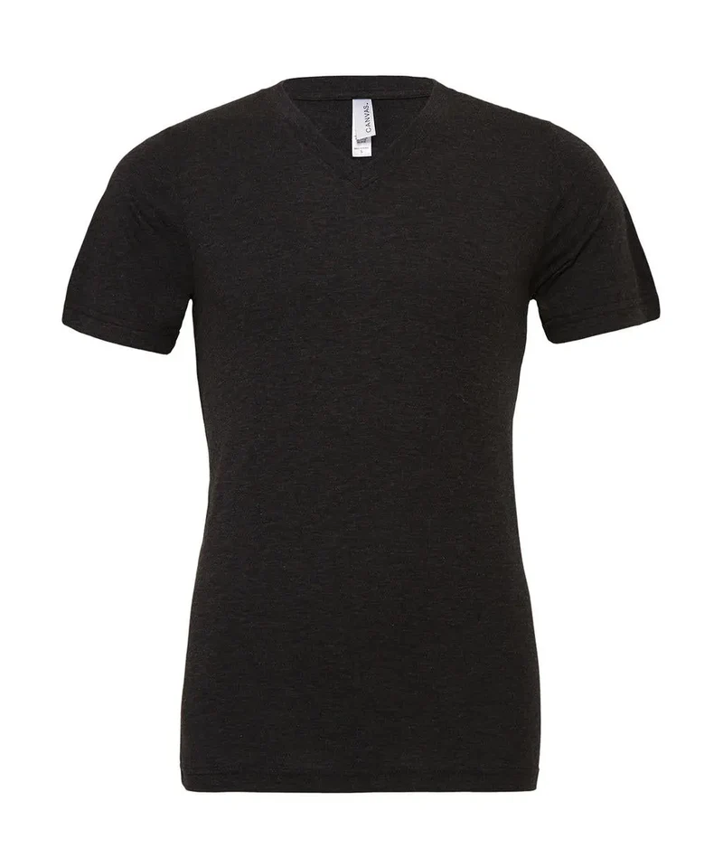 Unisex V-Ausschnitt T-Shirt aus Triblend-Material
