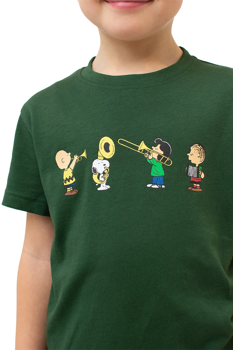 Kinder T-Shirt 'Peanuts Blaskapelle'