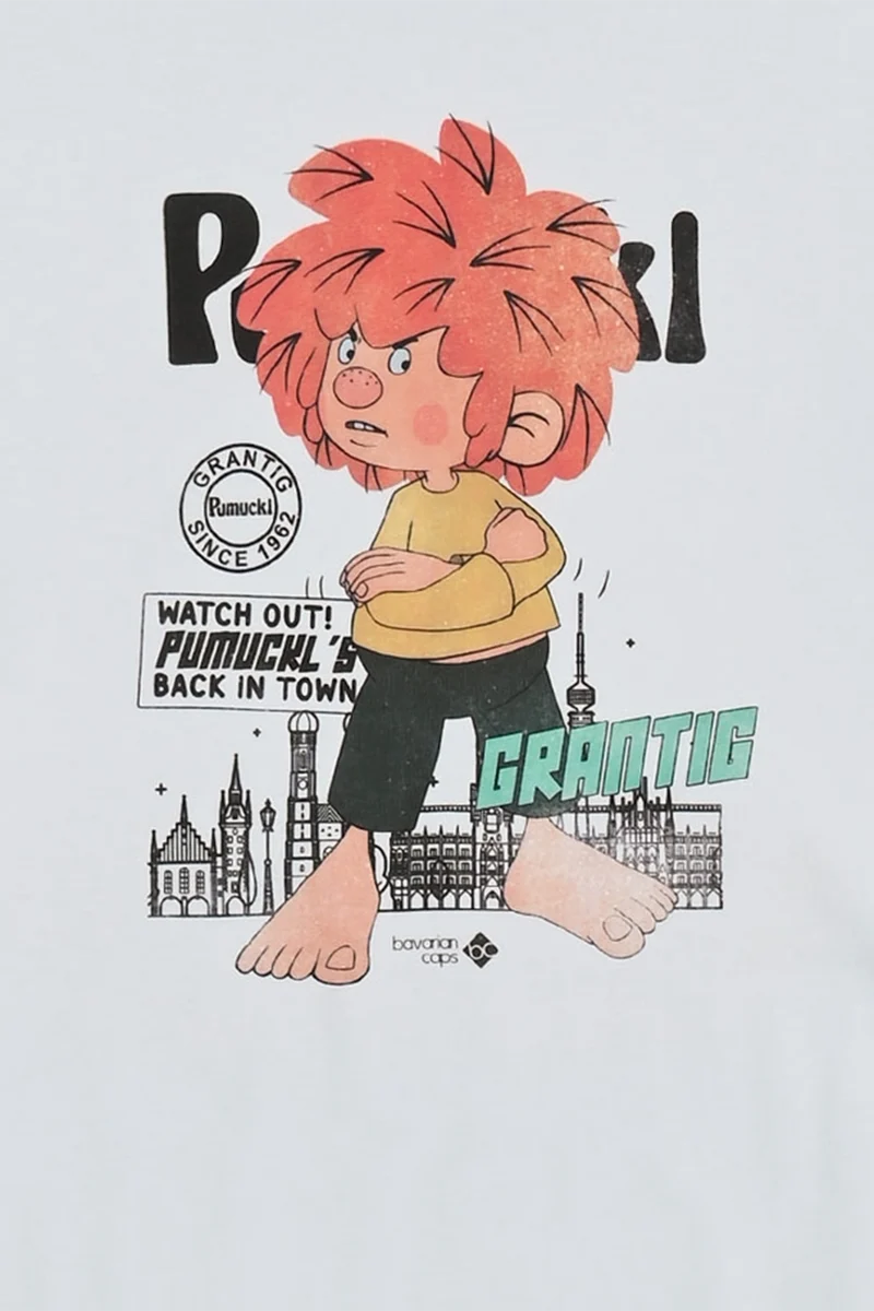 Herren T-Shirt mit Druck 'Pumuckl´s back in town'