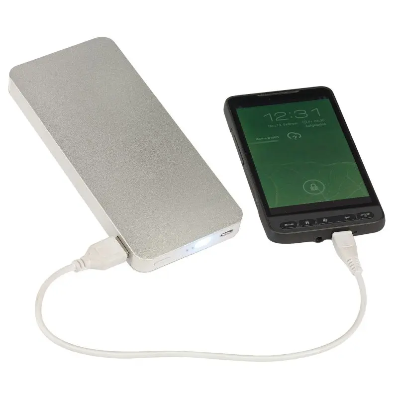 ENERGY Powerbank - Elegantes Duo in Silber und Weiß