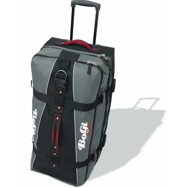BoGi XL Trolley-Reisetasche, Grau-Schwarz, Geräumig und Stilvoll für Langstreckenreisen