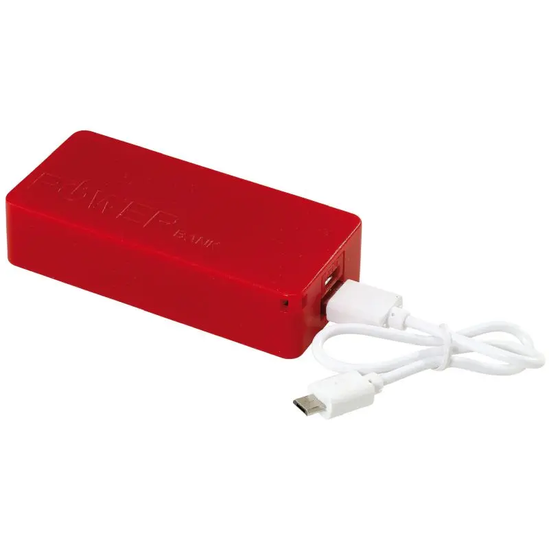 TOP ENERGY Powerbank - Leistungsstark & Auffällig Rot