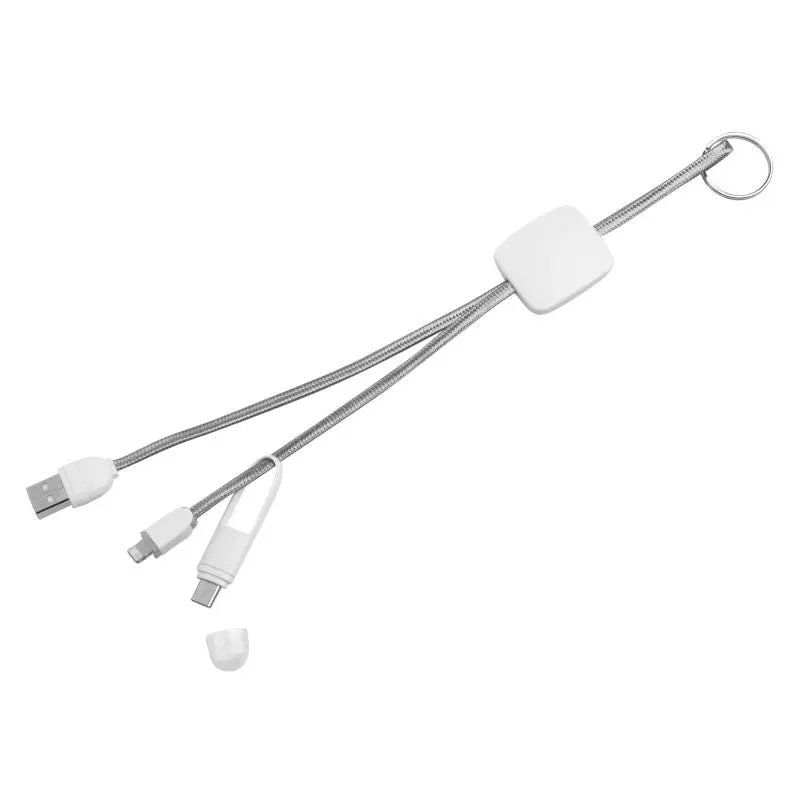 ANNOUNCER Universal Ladekabel - Schnelles Laden, Weiß