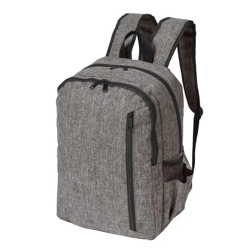 Grau-Schwarzer Rucksack DONEGAL - Stilvoller und Robuster Alltagsbegleiter